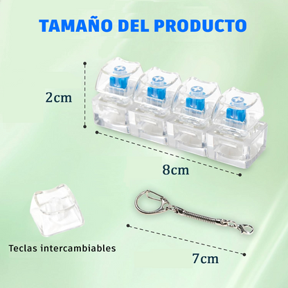 Llavero Mini Teclado Antiestrés