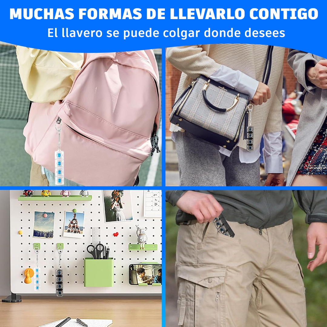 Llavero Mini Teclado Antiestrés