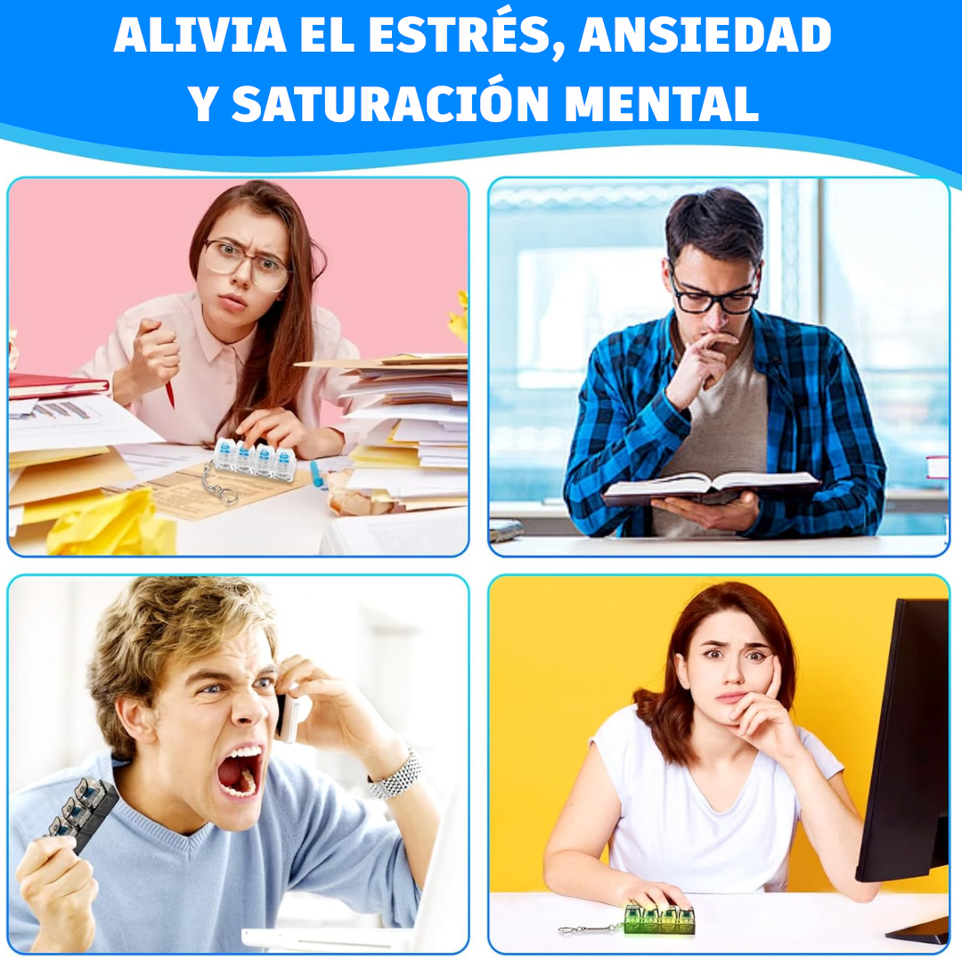 Llavero Mini Teclado Antiestrés