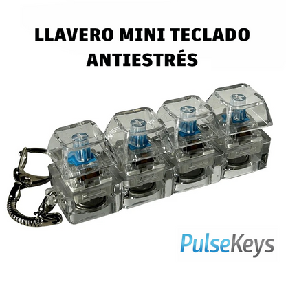 Llavero Mini Teclado Antiestrés